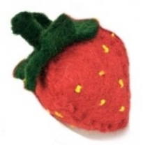 PAPOOSE - felt food, strawberry